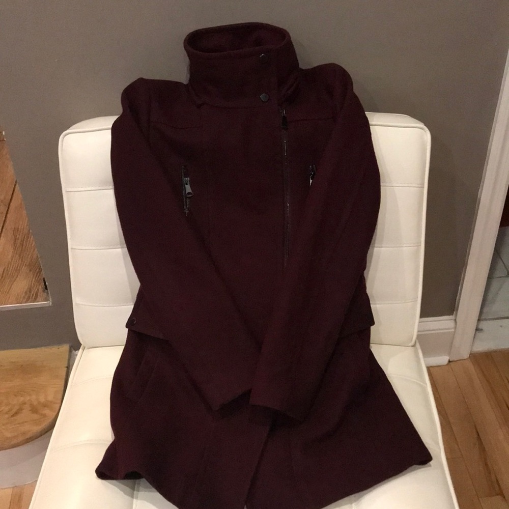 Wool winter pea coat jacket